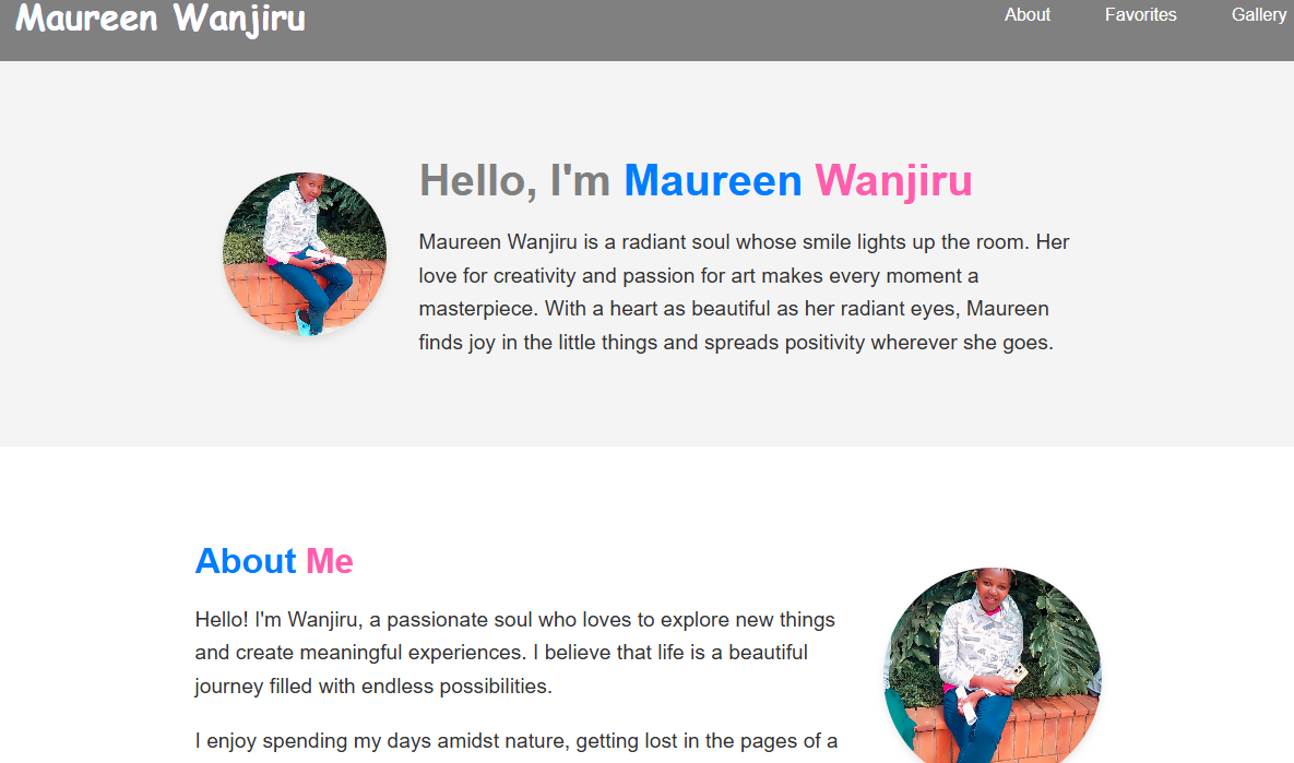 Web Design Example 1